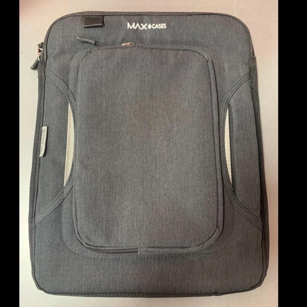 Max Cases Laptop Computer Sleeve 11 X 13.5 Charcoal/Dark Gray